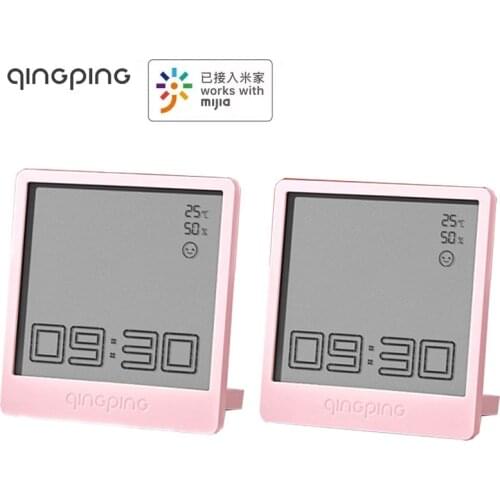 QINGPING Bluetooth Alarm Clock Pomodoro Timer Temperature Humidity Sensor Multifunctional Clock Connect For Mi home APP