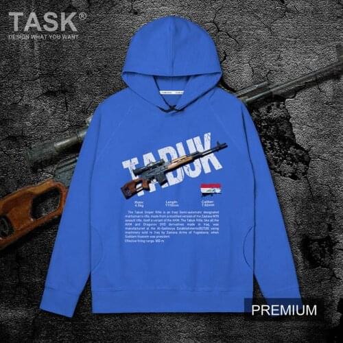 Iraq Tabuk Sniper Rifle military weapon jedi game CSGO fan fashion cotton hooded sweater thick coat hoodies men Autumn and winte