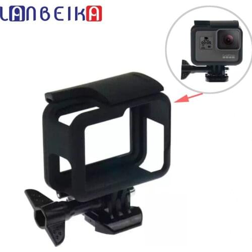 LANBEIKA For Gopro Hero 7 6 5 Accessories Plastic Protective Standard Border Frame Case for Go Pro Hero 6 5 Black Action Camera