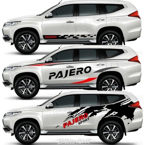SUV sticker FOR Mitsubishi Pajero Sport 2010-2020 body exterior decoration decal new Pajero modified supplies