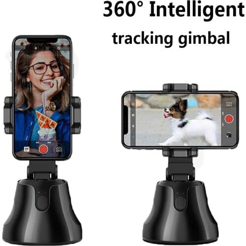 Newest 360° Rotation Auto Face Tracking Object Tracking Camera Phone Holder Portable All-in-one Auto Smart Shooting Selfie Stick