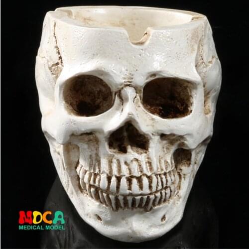 Resin ashtray skull head personalized gifts home furnishings resin bar atmosphere display YHG002
