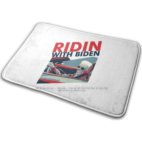 Riden With Biden Mat Rug Carpet Anti-Slip Bedroom Entrance Door Mat Ridin With Joe Biden Democrat America Joe Biden 2020 Ridin