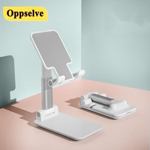 Foldable Metal Phone Holder Stand for iPhone 12 Xiaomi Mi Huawei iPad Adjustable Tablet Stand Mobile Phone Desktop Holder Mount