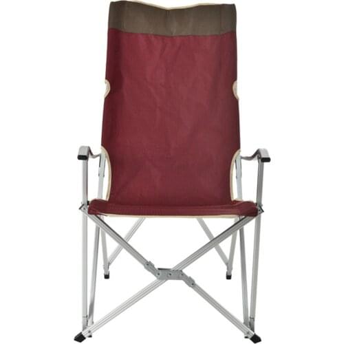 Backrest Chair Outdoor Leisure Folding Armchair Elegant Portable BBQ Camping Chair Beach Chair