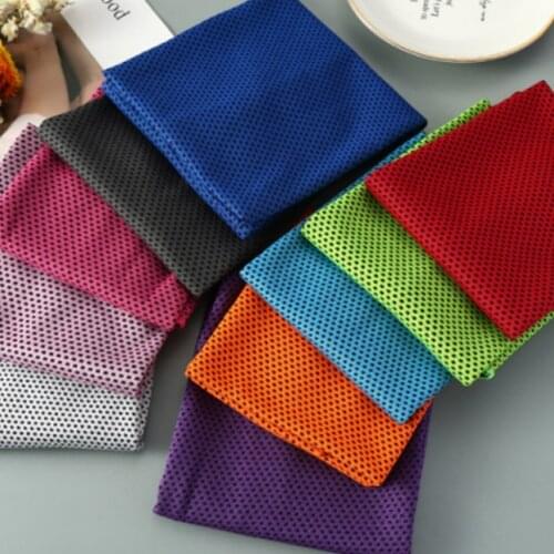 Comfortable Ice Cold Towel Gym Fitness Exercise Sports Colors Washcloth Running Quick Dry Cooling Ice Beach Towel for Unisex