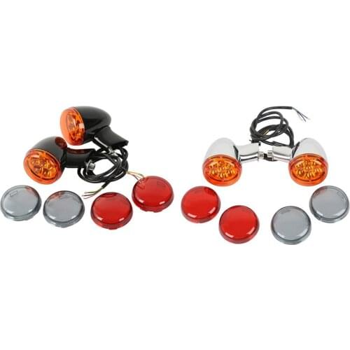 Rear Amber Turn Signals Lights Light for Sportster XL 883 1200 1992