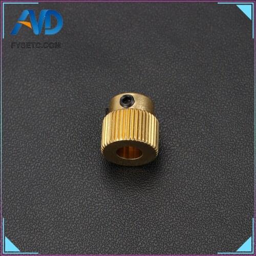 1pc 40 Tooth MK7 / MK 8 Stainless Steel Planetary Gear Wheel Extruder Feed Extrusion Wheel For Ender-3 3D Printer Parts