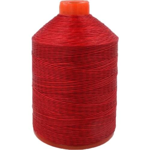 150D steering wheel hand stitching woven flat wax thread 0.8mm large roll of leather thread
