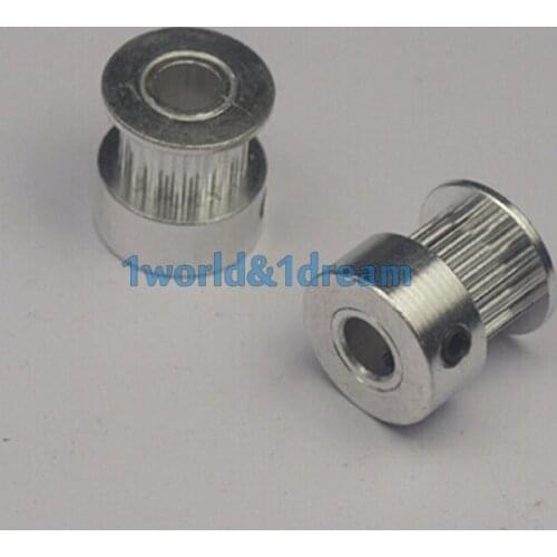 16T 5mm Bore Aluminum Drive Pulley for Kossel Delta 3D Printer GT2 Timing Belt