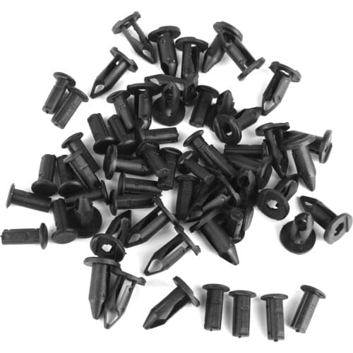 30Pcs Car Plastic Push Type Rivet Holder Fastener Bumper Pin Clips Attachment For Toyota Camry