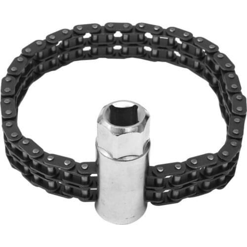 35% Hot Sales!!! Cars Truck Vehicle Metal Allens Key Double Chain Type Oil Filter Socket Wrench