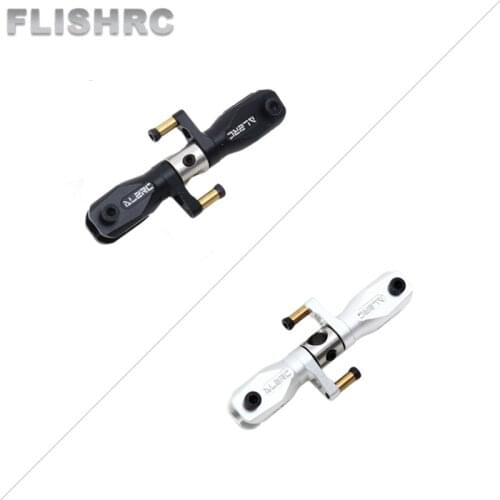 ALZRC - Devil 380 FAST Metal Tail Rotor Holder Set - Silver/Black D380F47-S