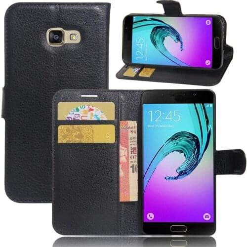 Smartphone cases for Samsung Galaxy A3 2017,100pcs/lot,Luxury TPU leather flip wallet case for Galaxy A3 2017,free shipping