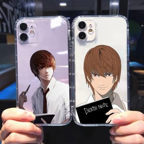 Death Note Ryuk kira Phone Case Transparent soft For iphone 5 5s 5c se 6 6s 7 8 11 12 plus mini x xs xr pro max