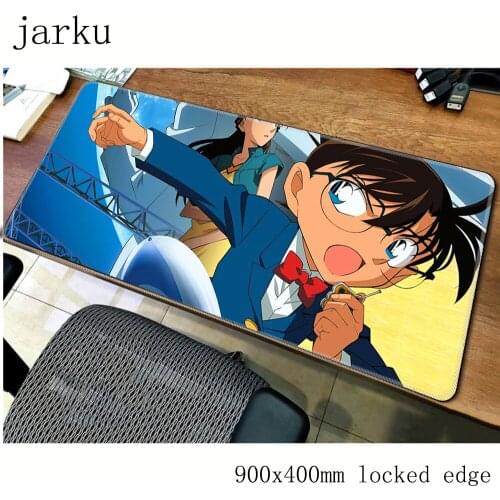 Conan mousepad gamer 900x400X3MM gaming mouse pad large Indie Pop notebook pc accessories laptop padmouse ergonomic mat