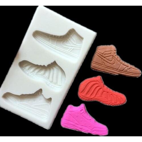 KLM new sneaker silicone moldDIY cake tool chocolate biscuit tool kitchen baking tool