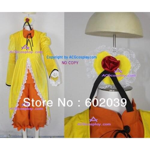 Rozen Maiden Kanaria Cosplay Costume velvet fabric made GOOD quality ACGcosplay