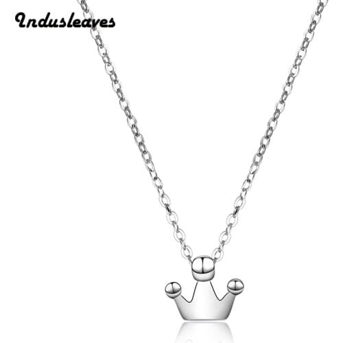 Indusleaves Fashion Jewelry New Necklace for Women Female Crown Shape Bohemian Chain Necklace Choker Party Gift