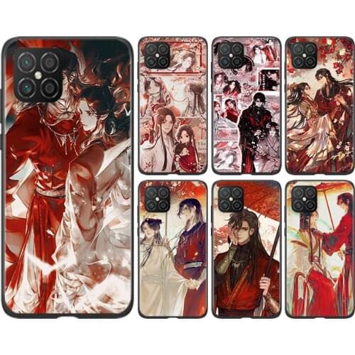 Heaven officials blessing Silicone For Huawei Nova 8 7 6 SE 7i 5T 5i 5Z 5 4E 4 3i 3 E 2 i Lite 2 Pro 2017 Black Soft Phone Case