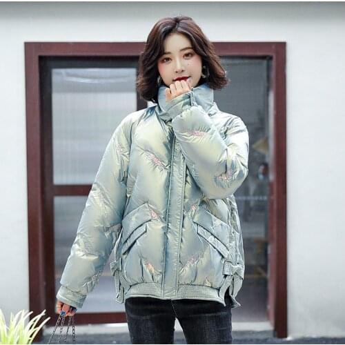 LISYRHJH Winter Jacket Women Hooded Mujer Pocket Thick Loose WarmOutwear Casual Short Coat Parkas Jacket Winter Coat Women