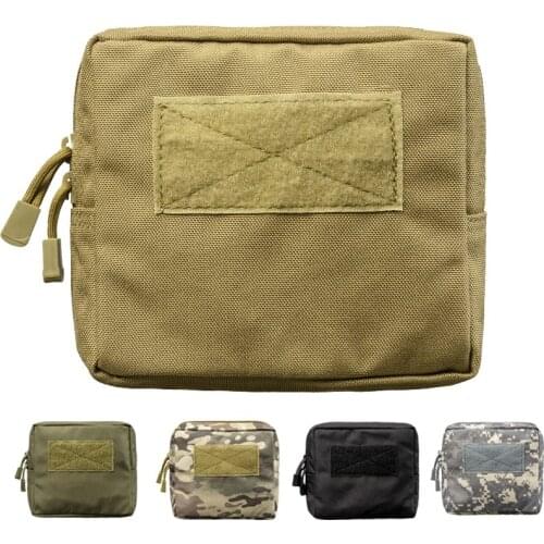 Tactical Molle Hunting Bag Pouch Belt Mini Waist Bags Military Hiking Camp Fanny Pack Phone Pocket Army Bag