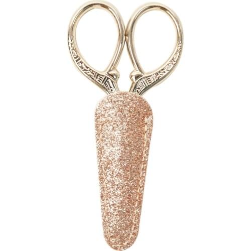 Embroidery Scissors Sheath PU Leather Glitter Protective Cover Barber Hairdressing Shears Holster For Scissors Protection New