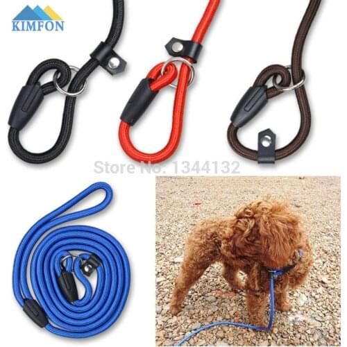 200Pcs/Lot Pet Dog Nylon Adjustable Training Lead Dog Leash Dog Strap Rope Traction Dog Harness Collar Leash