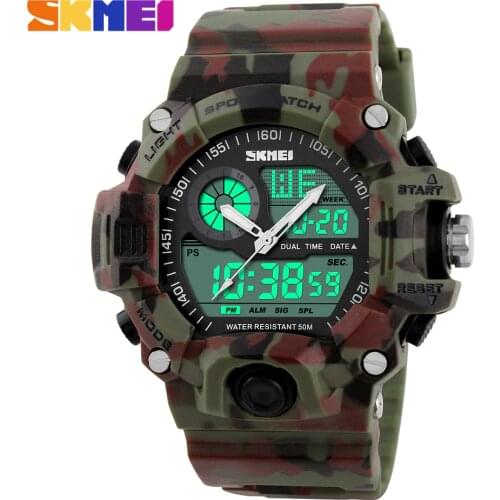 2019 SKMEI Mens Quartz Led Digital Watch Men Sports Watches Relogio Masculino Fashion Casual Military Waterproof Wristwatches