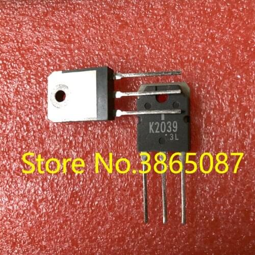 2SK2039 K2039 TO-3P POWER MOSFET TRANSISTOR MOS FET TUBE 10PCS/LOT ORIGINAL NEW