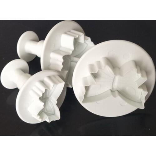 5Ssets Cake Tools Plastic Butterfly Cake Fondant Decorating Mold Cheap Butterfly Fondant Cutter Set