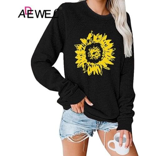 ADEWEL Women's Sweatshirts With Long Sleeves