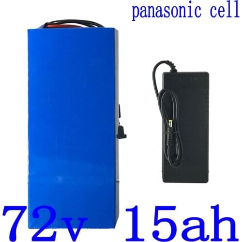 72V 15AH lithium Battery pack 72V 1000W 1500W 2000W Electric Scooter Battery 72V 15AH Electric Bike Batttery use panasonic cell