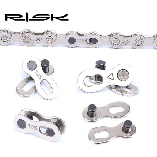 RISIKO MTB Road Fahrrad Power Kette Quick Release Schnalle 6/7/8/9/10/11 Speed Bike kette Quick Link stecker lock set