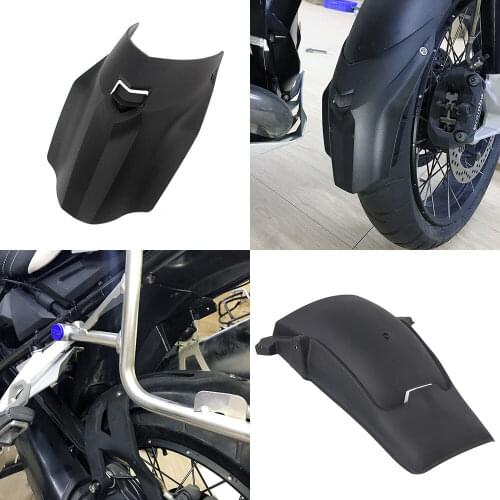 Motorcycle Black Rear Front Mudguard Mudflap Fender Extender Extension for BMW R1200GS ADV R1200 GS