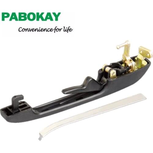 FOR AUDI 100 200 C3 82-87 OUTER LEFT REAR DOOR HANDLE WITH 2 KEYS 443839205B