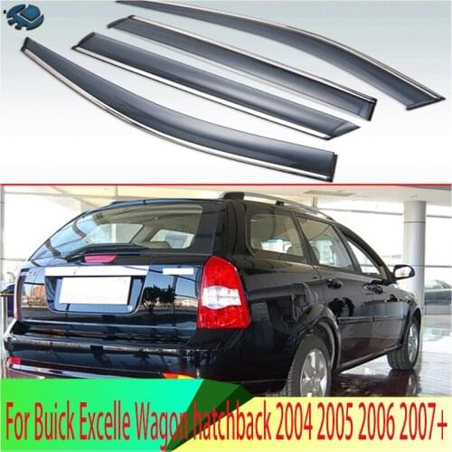 For Buick Excelle Wagon hatchback 2004 2005 2006 2007+ Plastic Exterior Visor Vent Shades Window Sun Rain Guard Deflector 4pcs