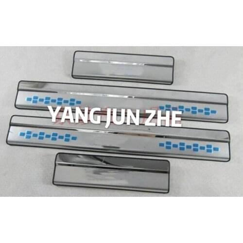 For Suzuki SX4 SCROSS S-CROSSS 2013 2014 2015 2016 Stainless Steel Car Door Cover Styling Sill external threshold pedal 4pcs
