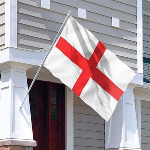 Flag Of England St Georges Cross Red White English National Banner Saint Parade Festival Home Decoration Fashion