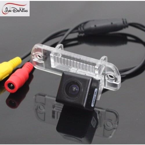 JanDeNing Car Rear View Parking/ Backup Reverse Camera/ License Plate Light OEM For Mercedes Benz ML M Class MB W166 2012-2015