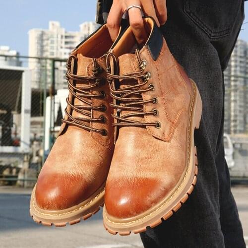 Sports Casual Shoes Men Black Casual Shoes Man 2020 Mens Sneakers Leisure Fashion Leather Boots Mens Hot Sale Shoe For