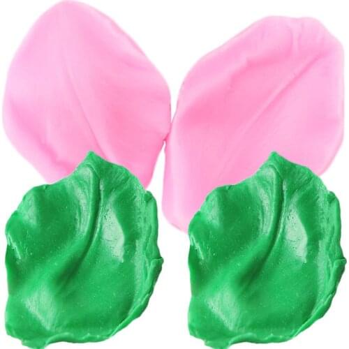 Petal Silicone Mold DIY Party Cupcake Topper Fondant Cake Decorating Tools Polymer Clay Candy Chocolate Kitchen Baking Moulds
