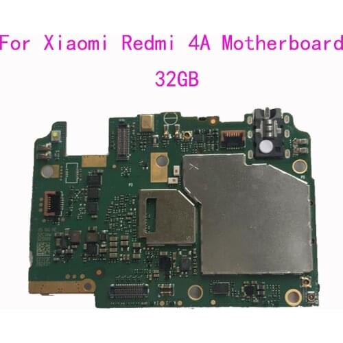 Global Firmware Original Unlocked Board For Xiaomi Redmi 4A Motherboard 32GB Chipsets Circuit Electronic Support Multi Language