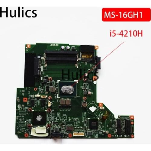 Hulics Original MS-16GH1 motherboard for MSI GE60 GP60 notebook motherboard SR1Q0 CPU i5-4210H