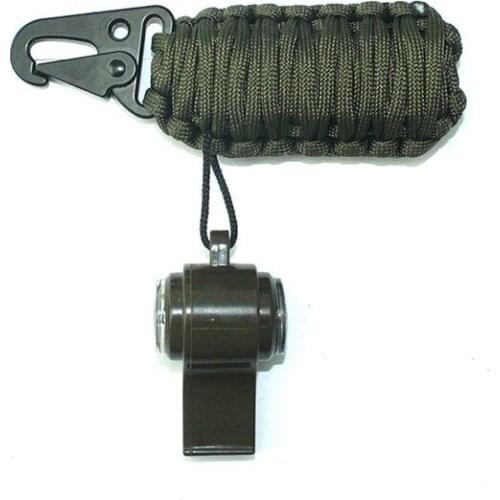 Wild survival multi-function survival and life-saving whistle eagle beak buckle anti-loss kit
