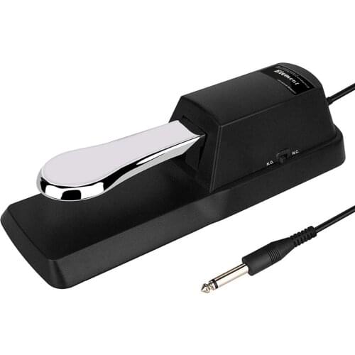 Piano Sustain Pedal MIDI Keyboard Sustain Pedal for Casio Yamaha Roland Electric Piano Keyboard Sustain Damper Pedal