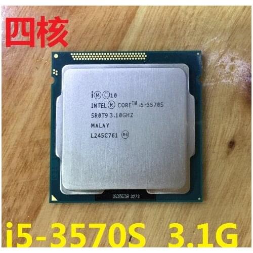 Intel Core i5-3570S I5 3570S Processor 6M Cache, 3.1GHz LGA1155 Desktop CPU Quad-Core CPU