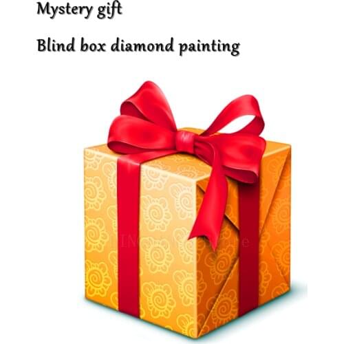 Lucky Box Surprise Guessing Gift 5D DIY Diamond Painting Cartoon Animation Mysterious Blind Box Character Rhombus Cross Stitch
