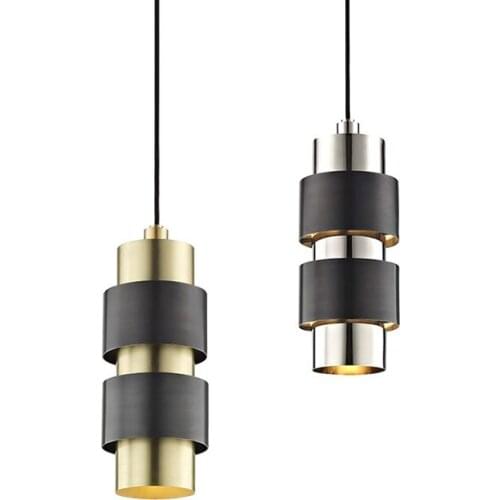 Modern Iron Pendant Lamp Gold Nordic Hanging Lights for Kitchen Living Room Suspension Luminaire Home Art Decor Industrial Lamps