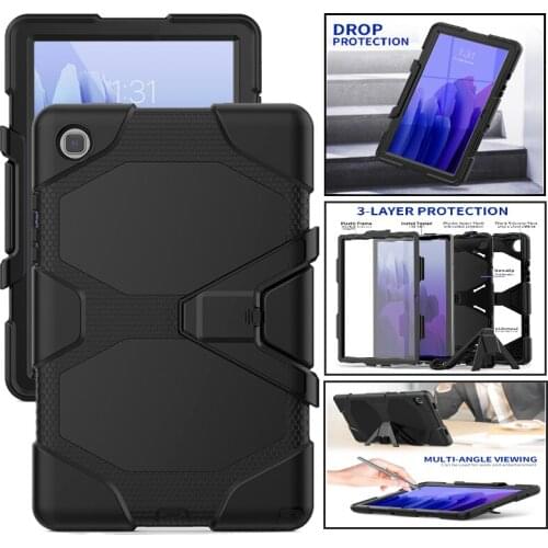 Heavy Duty Case for Samsung Galaxy Tab A6 7" A 10.1 8.0 2019 T510 S5E S6 Lite A7 10.4 T500 T505 Kids Shockproof Stand Case Cover